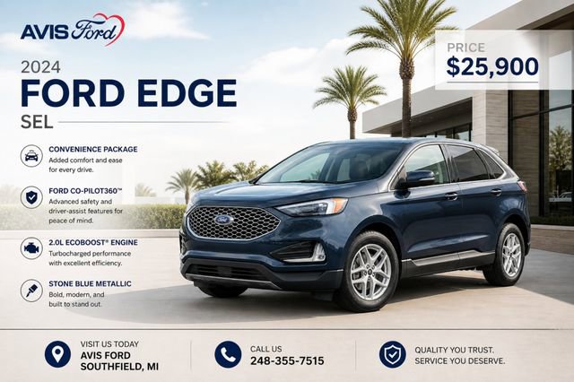 Used 2024 Ford Edge SEL w/ Convenience Package