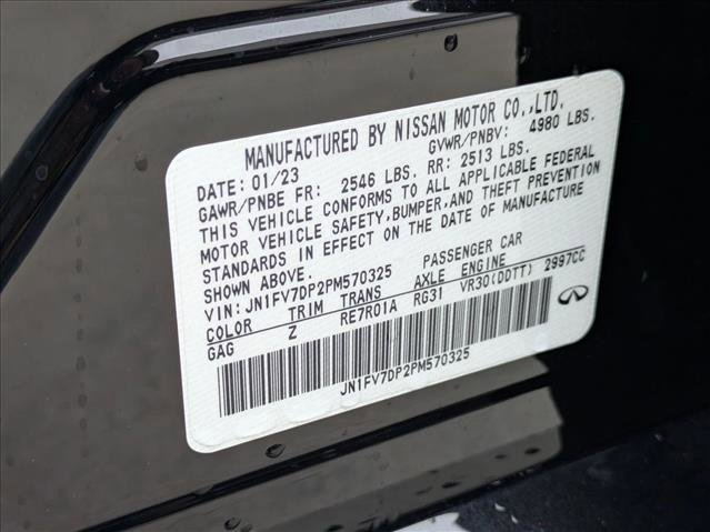 Used 2023 INFINITI Q50 Red Sport 400 image 26