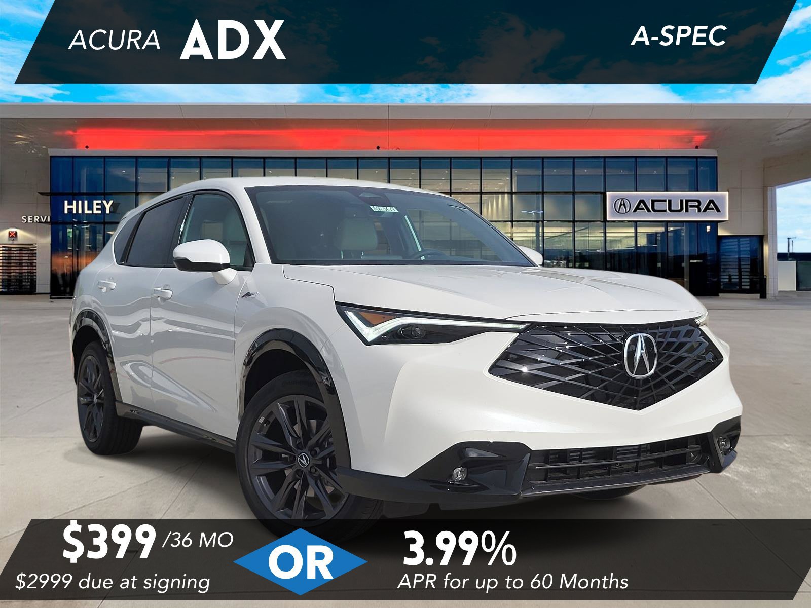 New 2026 Acura ADX A-Spec