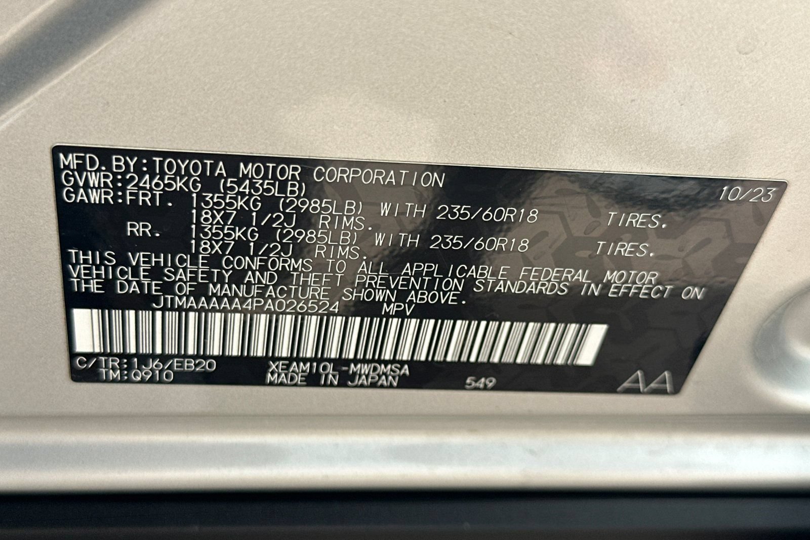 Certified 2023 Toyota bZ4X FWD w/ Weather Package image 36