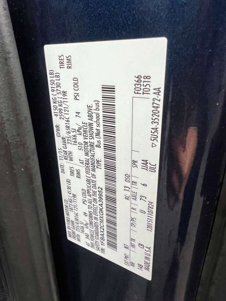 Used 2016 Ford Transit 350 XL RWD image 30
