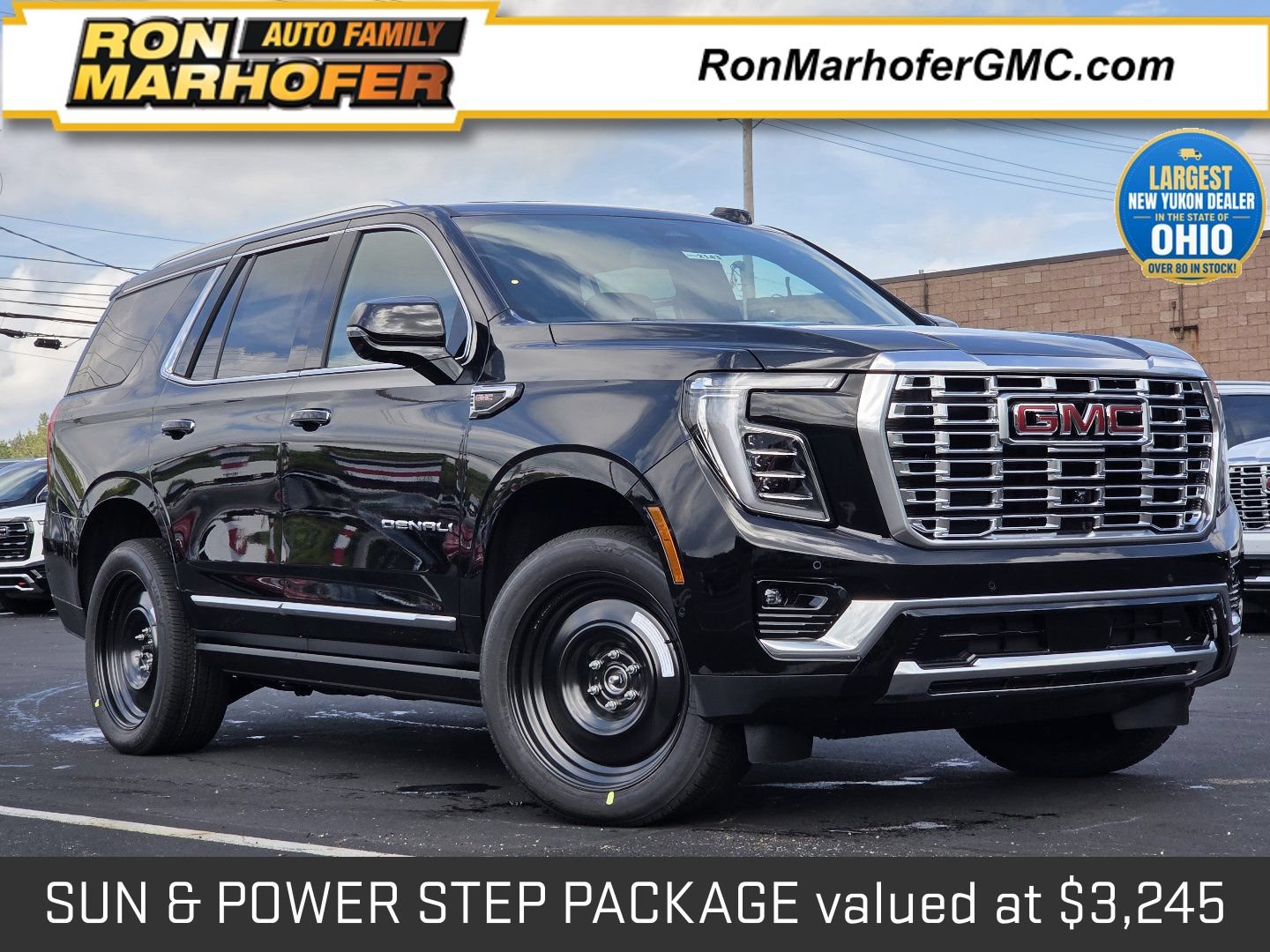 New 2026 GMC Yukon Denali w/ Sun & Power Step Package