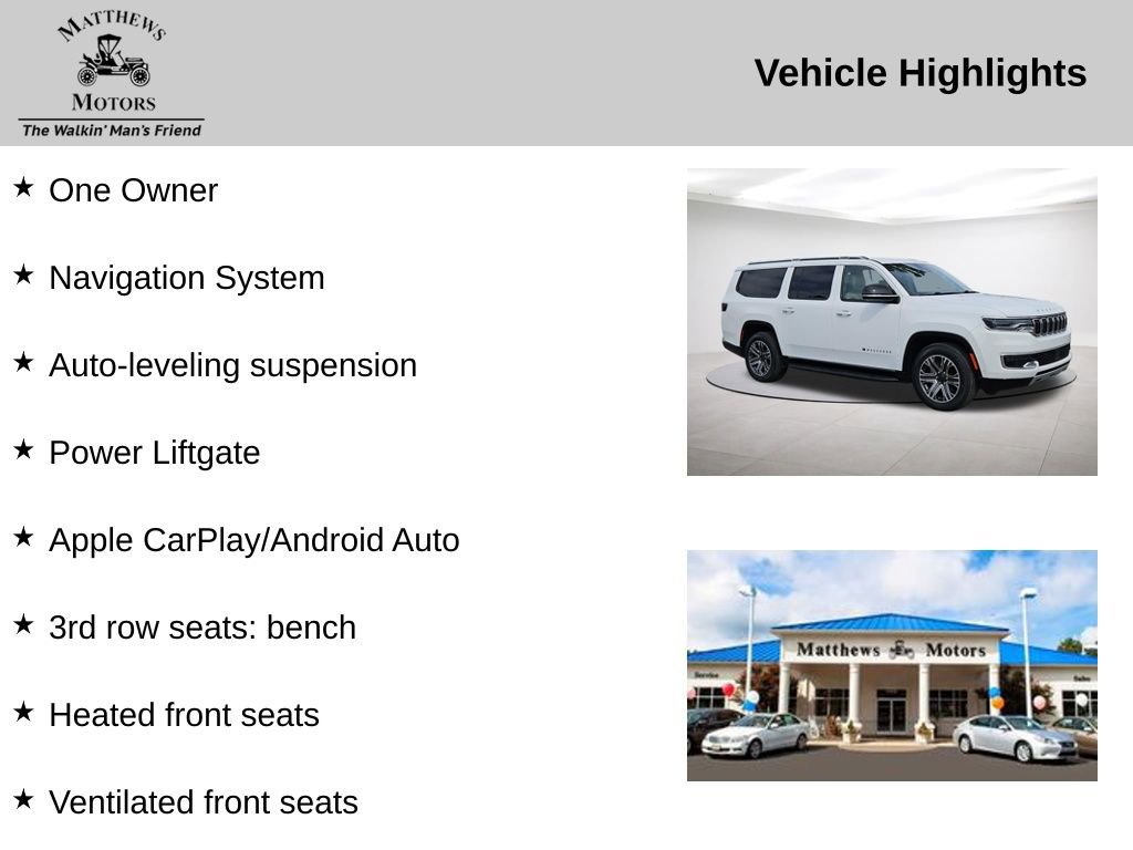 Used 2024 Jeep Wagoneer L Series II image 14