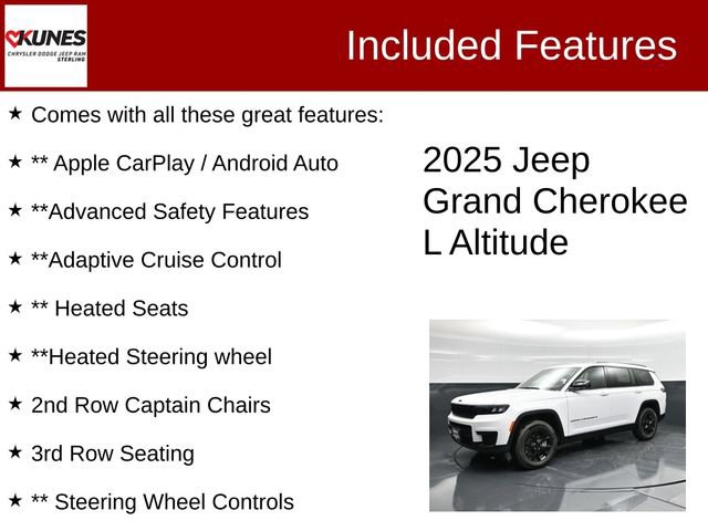 New 2025 Jeep Grand Cherokee L Laredo image 4