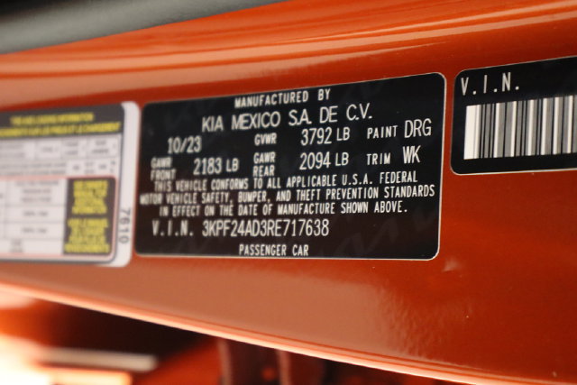 Certified 2024 Kia Forte LXS FWD image 35