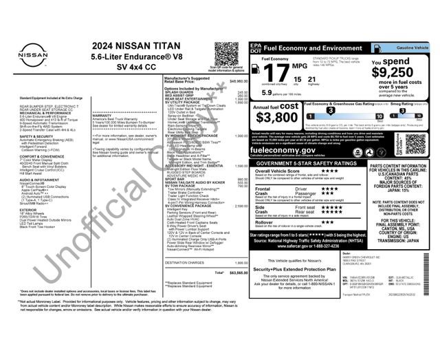 Used 2024 Nissan Titan SV w/ SV Convenience Package image 6