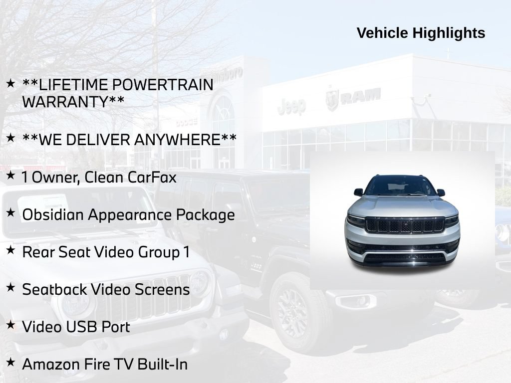 Used 2024 Jeep Grand Wagoneer Series III w/ Rear Seat Video Group 1 AWD/4WD image 5