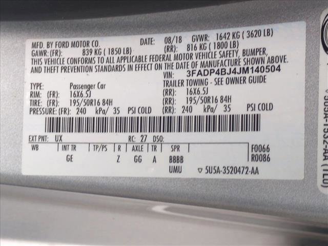 Used 2018 Ford Fiesta SE w/ Equipment Group 201A image 23