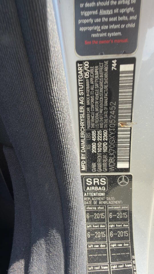 Used 2000 Mercedes-Benz CLK 430 Cabriolet image 54