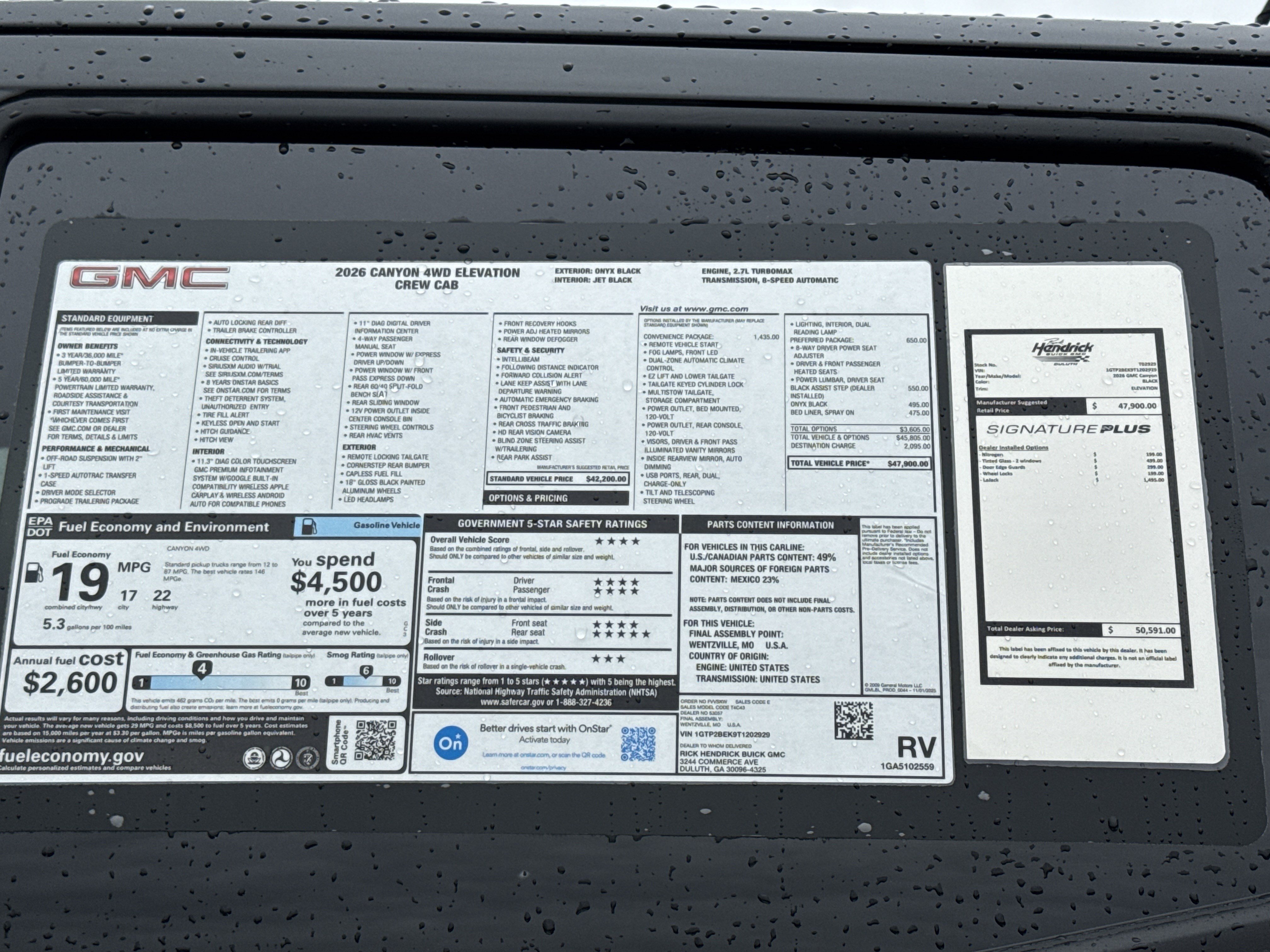 New 2026 GMC Canyon Elevation w/ Convenience Package AWD/4WD image 34