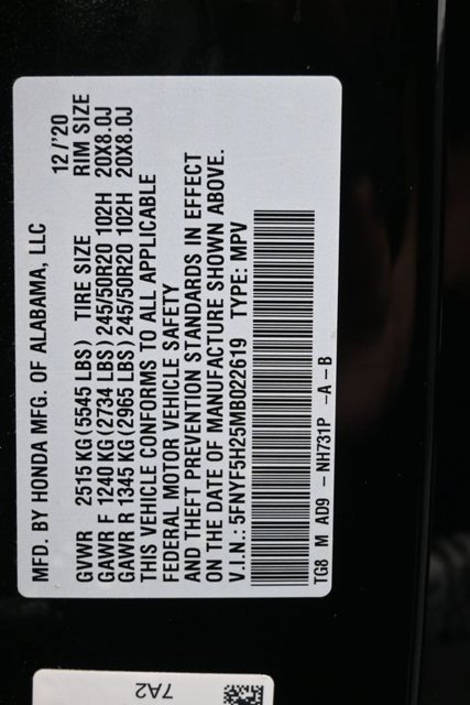 Certified 2021 Honda Pilot Special Edition image 20