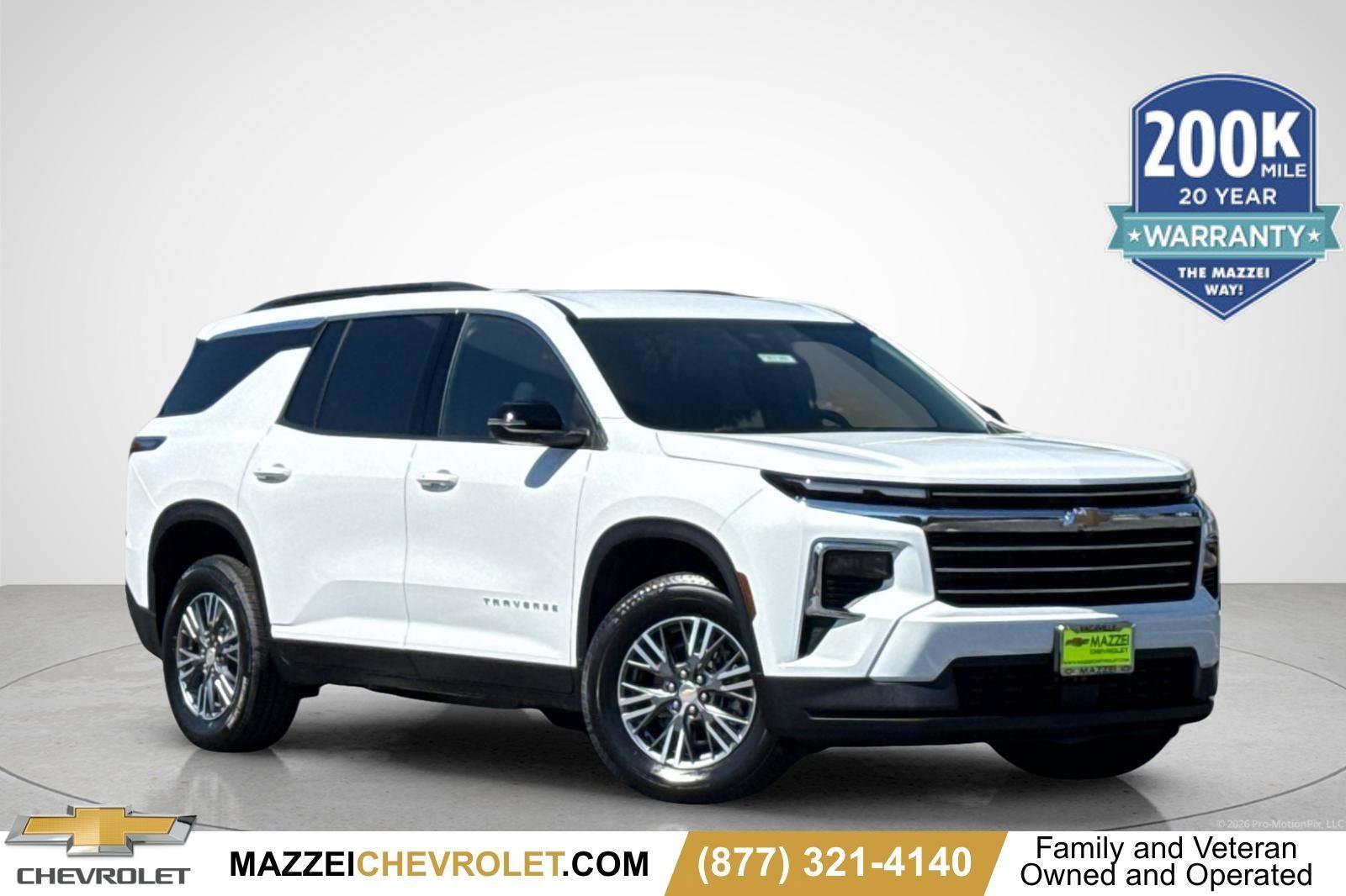 New 2026 Chevrolet Traverse LT w/ LPO, Floor Liner Package