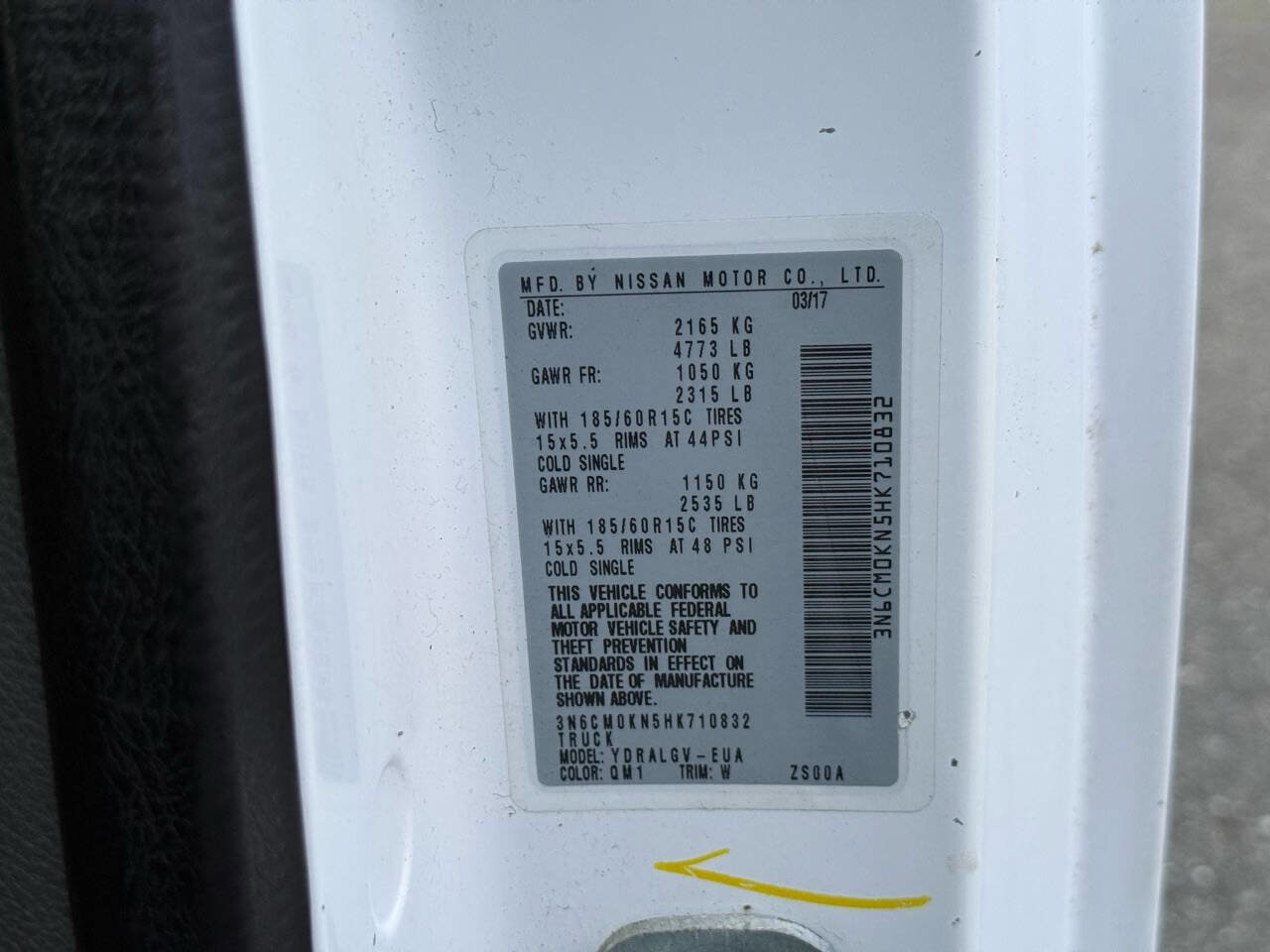 Used 2017 Nissan NV200 SV w/ Technology Package FWD image 13