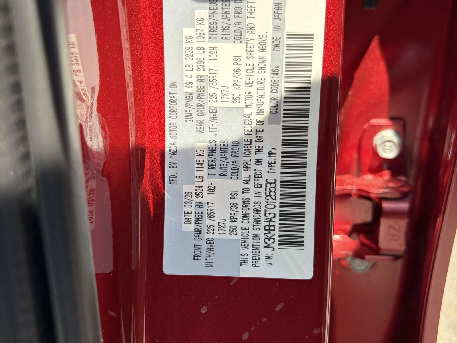New 2026 MAZDA CX-5 Select AWD/4WD image 36