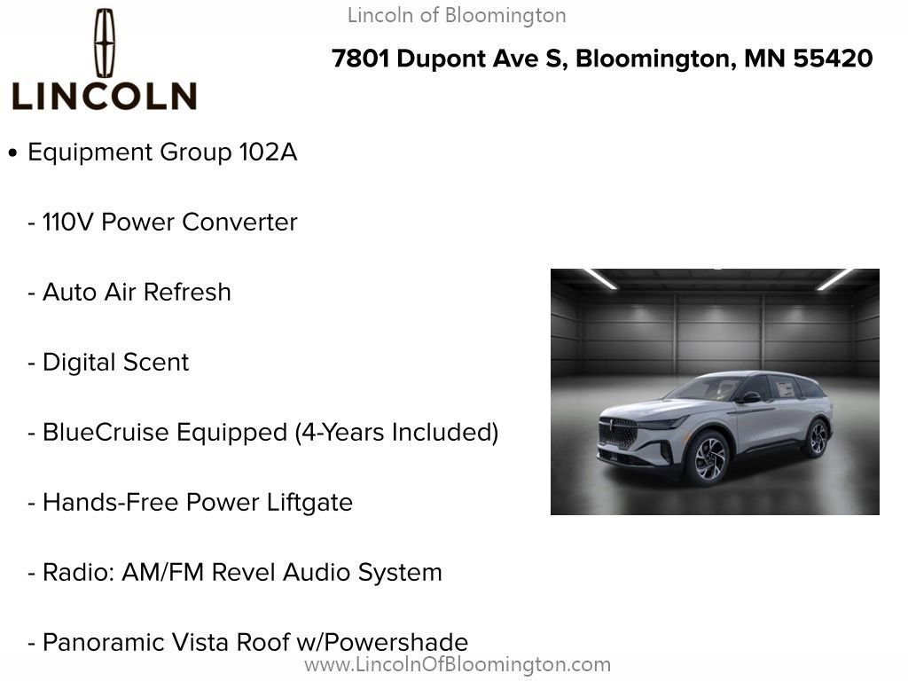 New 2026 Lincoln Nautilus Premier w/ Equipment Group 102A image 5