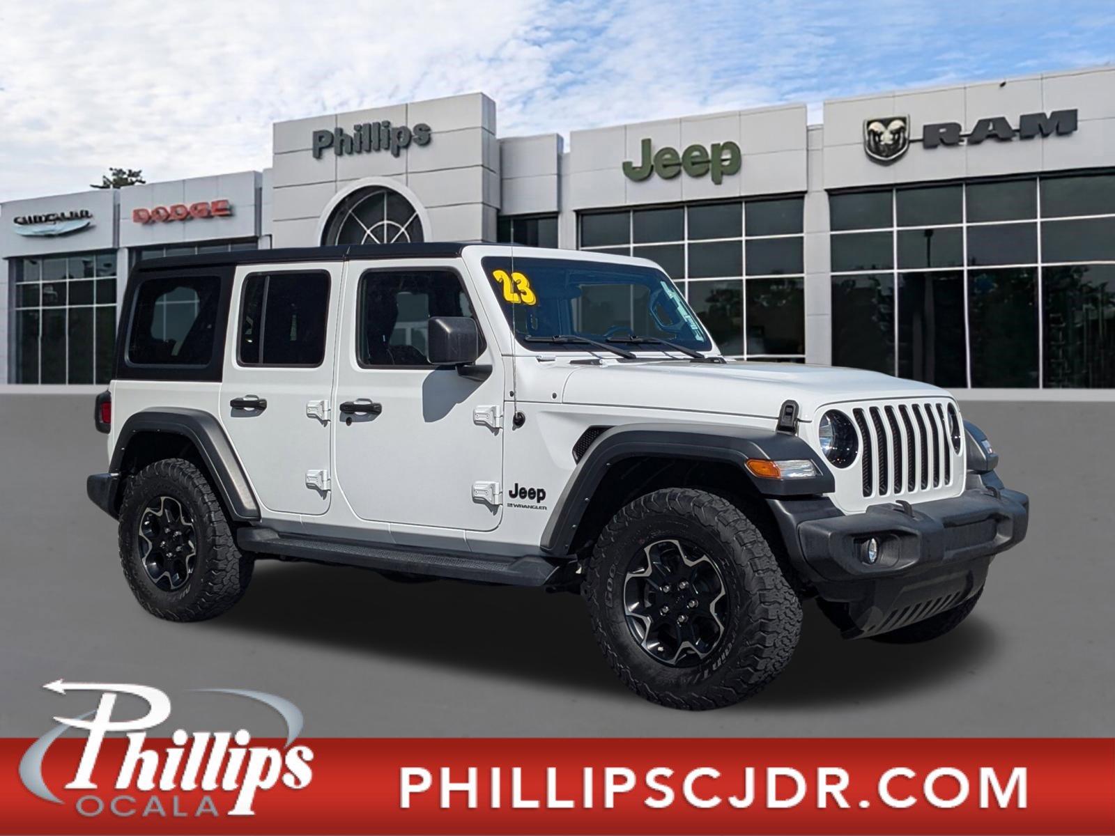 Certified 2023 Jeep Wrangler Unlimited Sport
