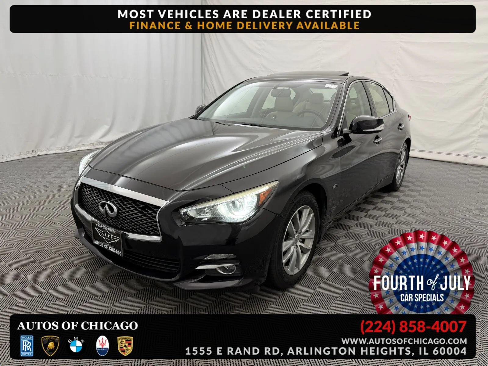 Used 2016 INFINITI Q50 Premium w/ 2.0T Premium Plus Package AWD/4WD image 1