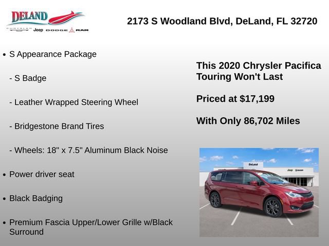 Used 2020 Chrysler Pacifica Touring w/ S Appearance Package FWD image 15