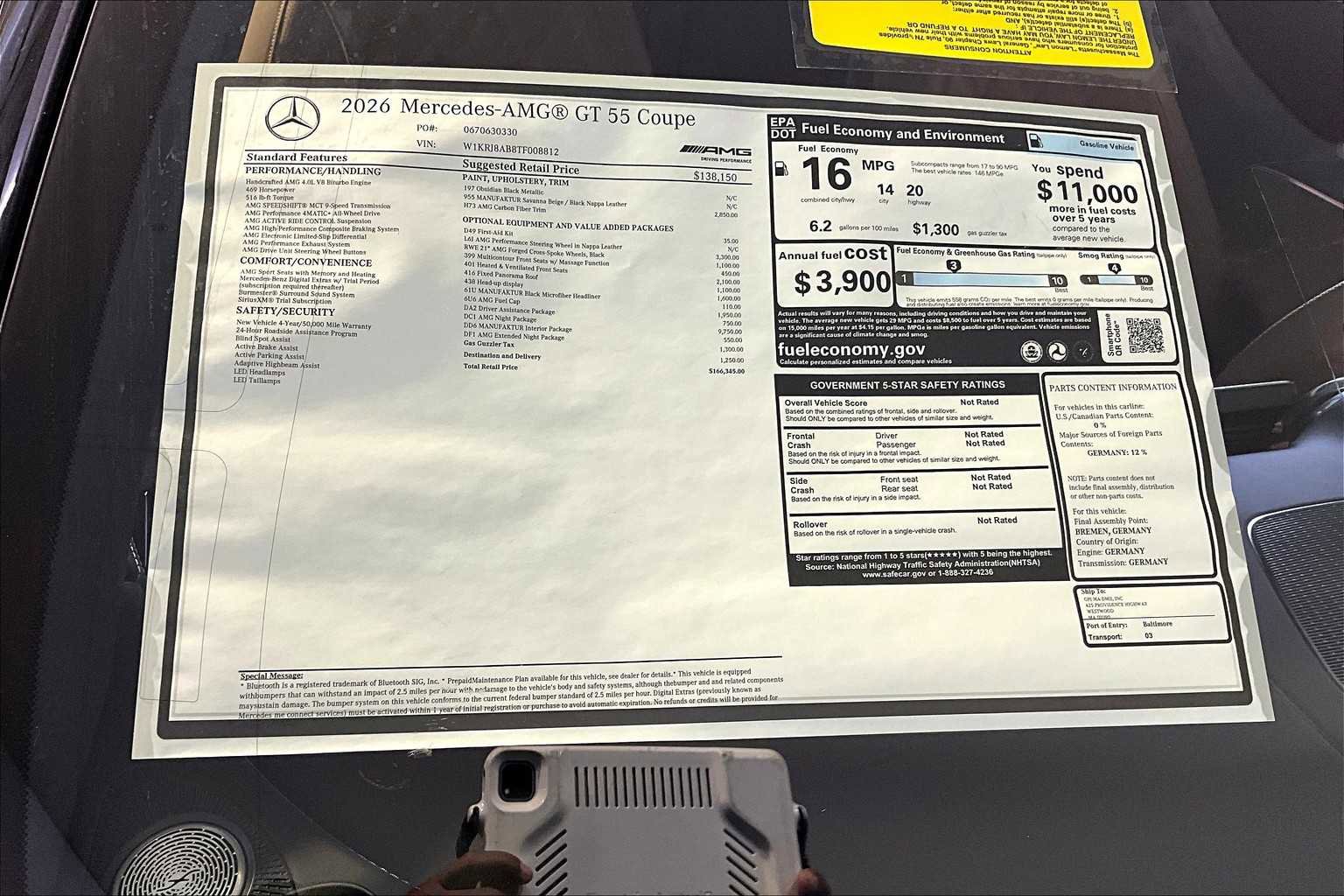 New 2026 Mercedes-Benz AMG GT 55 image 18