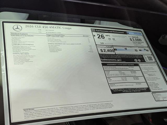 New 2026 Mercedes-Benz CLE 450 4MATIC Coupe image 19