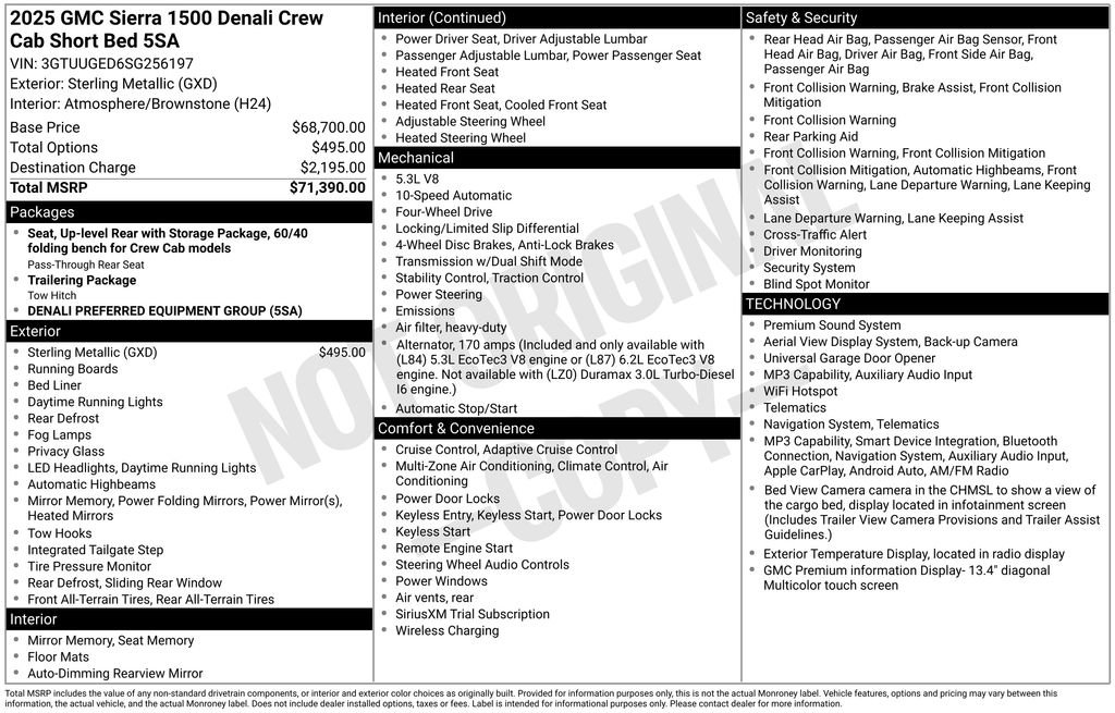 Used 2025 GMC Sierra 1500 Denali AWD/4WD image 28