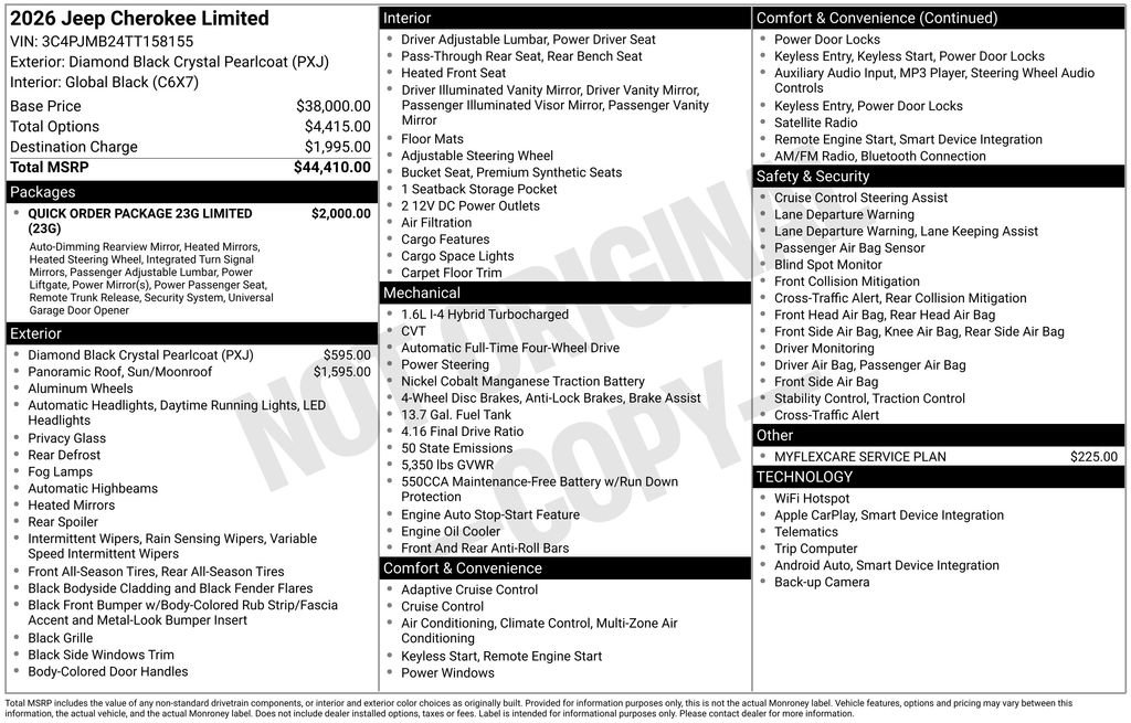New 2026 Jeep Cherokee Limited image 46