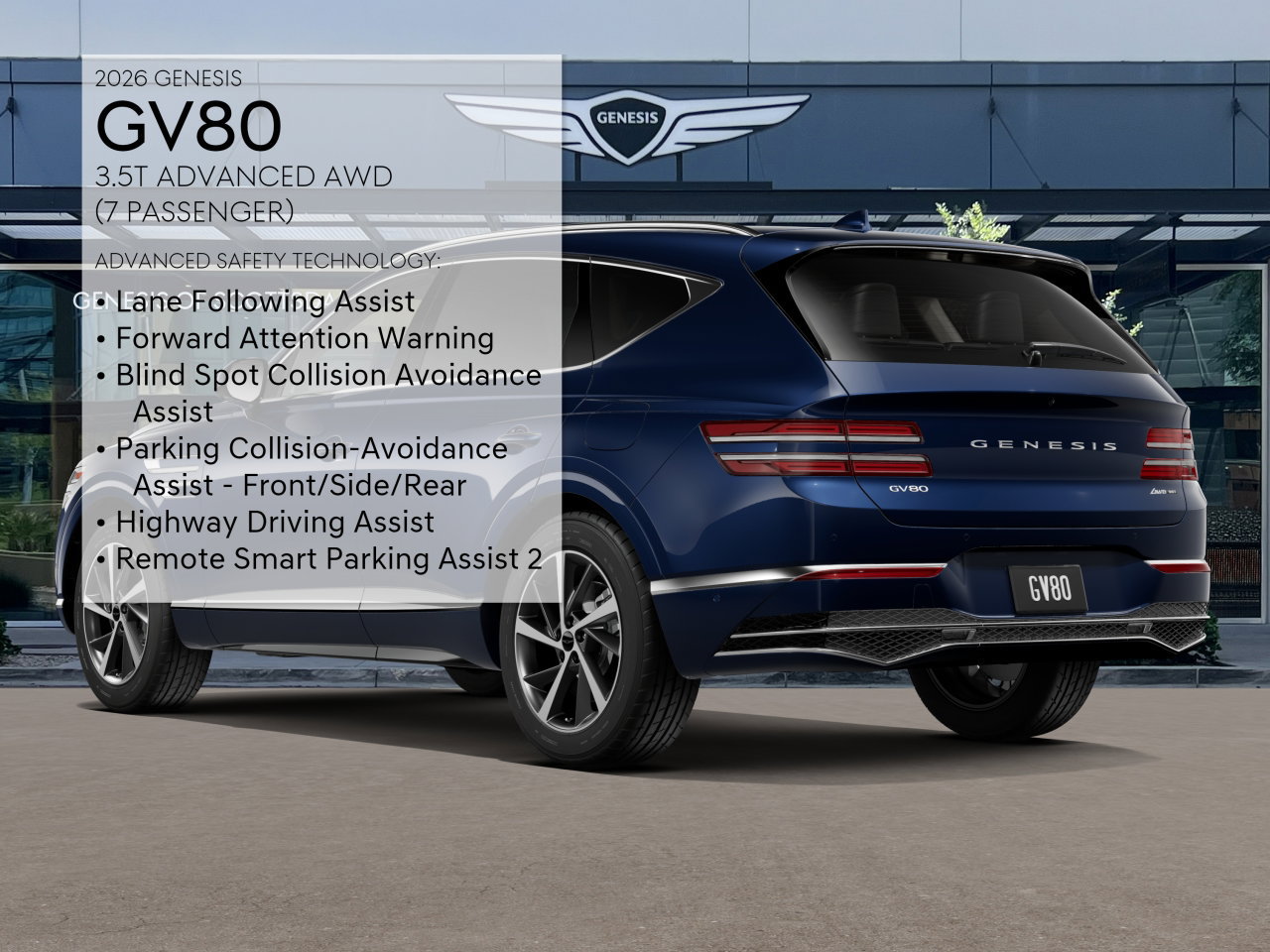 New 2026 Genesis GV80 3.5T Advanced AWD/4WD image 7