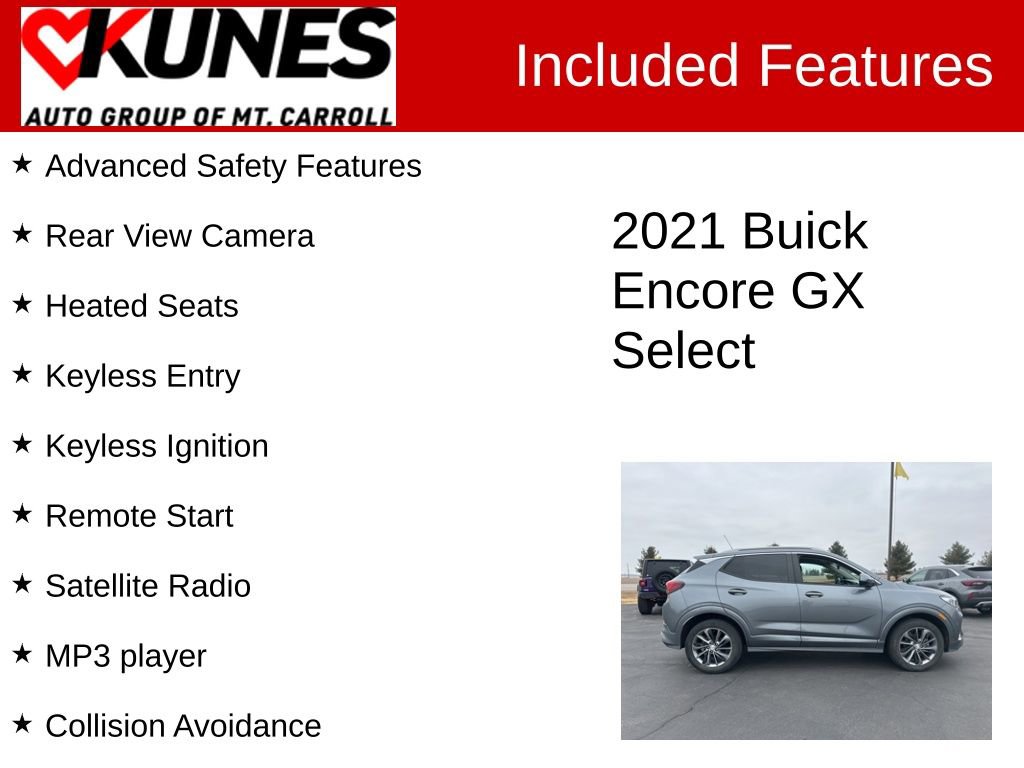 Used 2021 Buick Encore GX Select w/ Sport Touring Package image 3