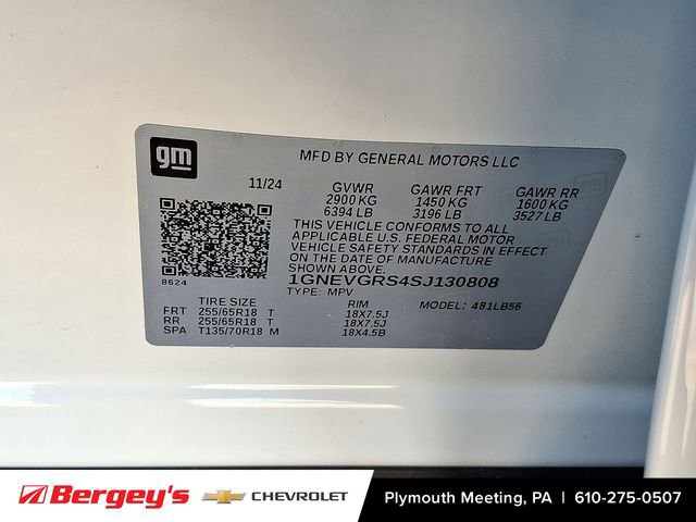 Certified 2025 Chevrolet Traverse LT image 40