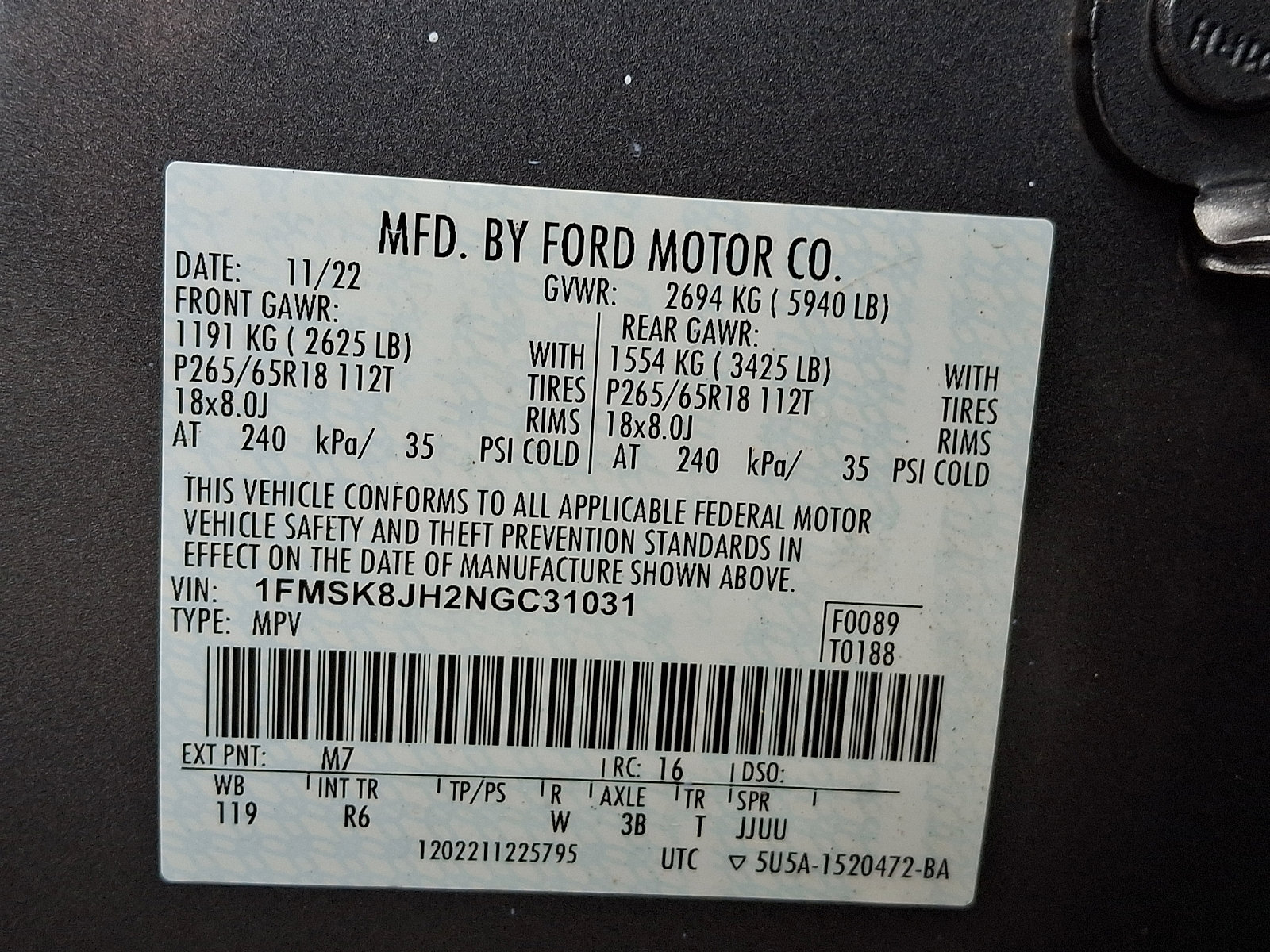 Used 2022 Ford Explorer Timberline image 27