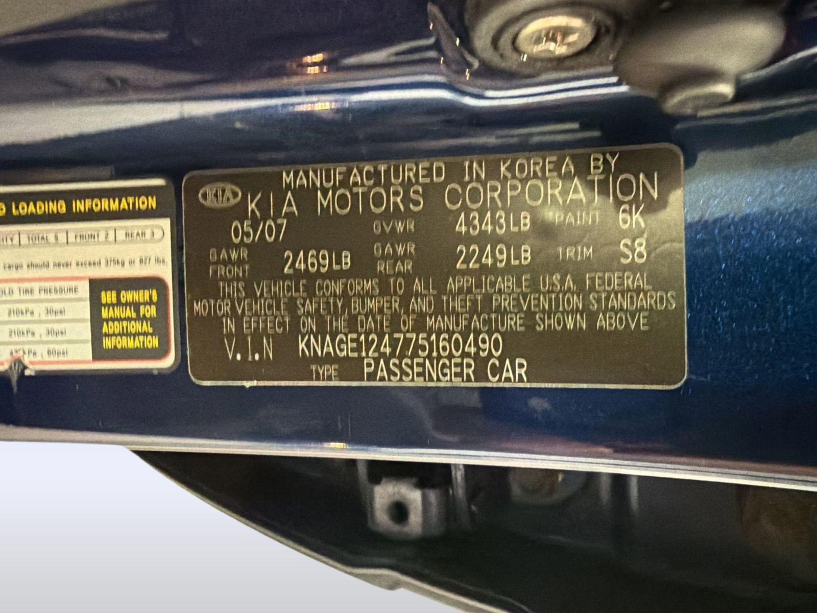 Used 2007 Kia Optima EX FWD image 18