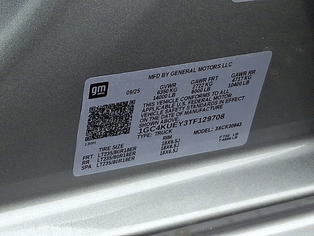 New 2026 Chevrolet Silverado 3500 LTZ w/ LTZ Convenience Package image 10