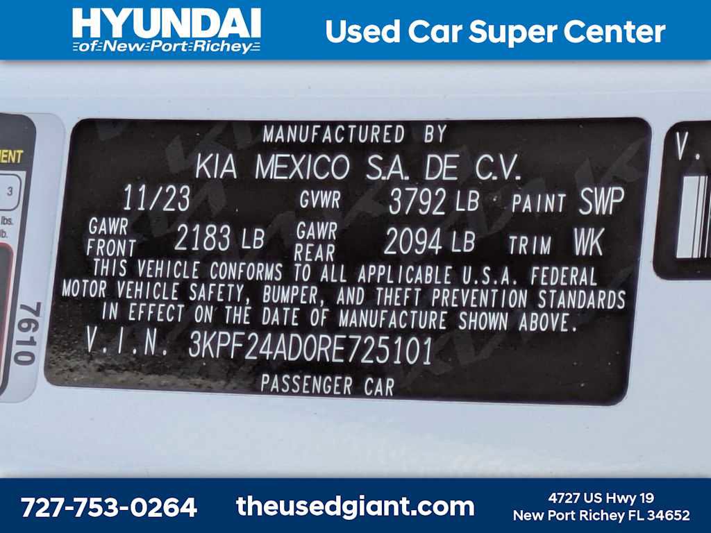 Used 2024 Kia Forte LXS w/ LXS Technology Package image 31