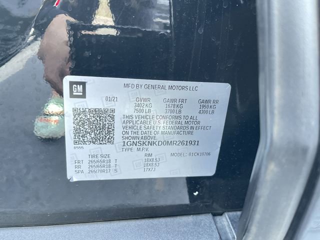 Certified 2021 Chevrolet Tahoe LT AWD/4WD image 34