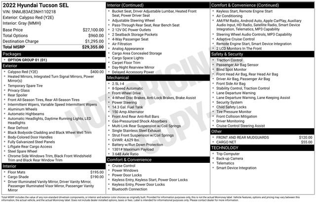 Used 2022 Hyundai Tucson SEL image 38