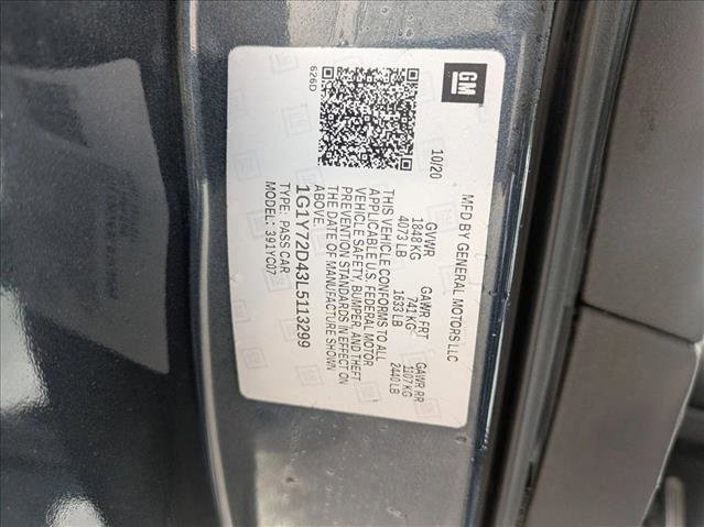 Used 2020 Chevrolet Corvette Stingray Preferred Cpe w/ 2LT Preferred Equipment Group image 22