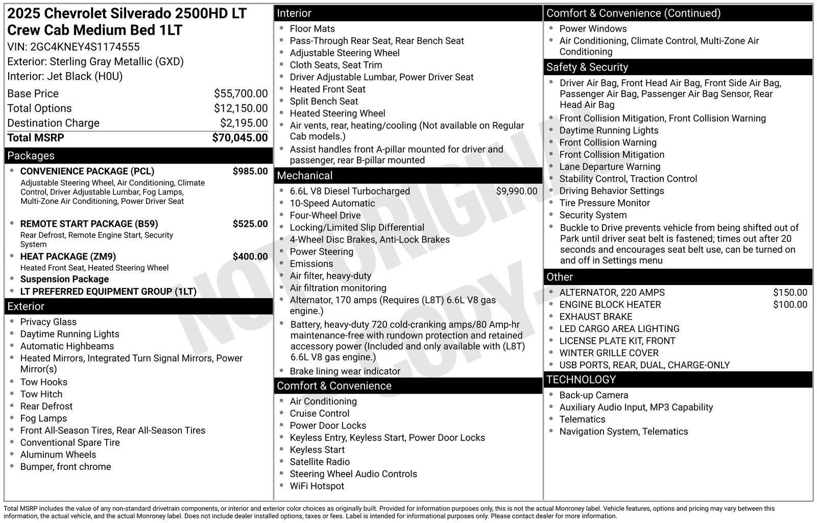 Used 2025 Chevrolet Silverado 2500 LT w/ Convenience Package AWD/4WD image 40
