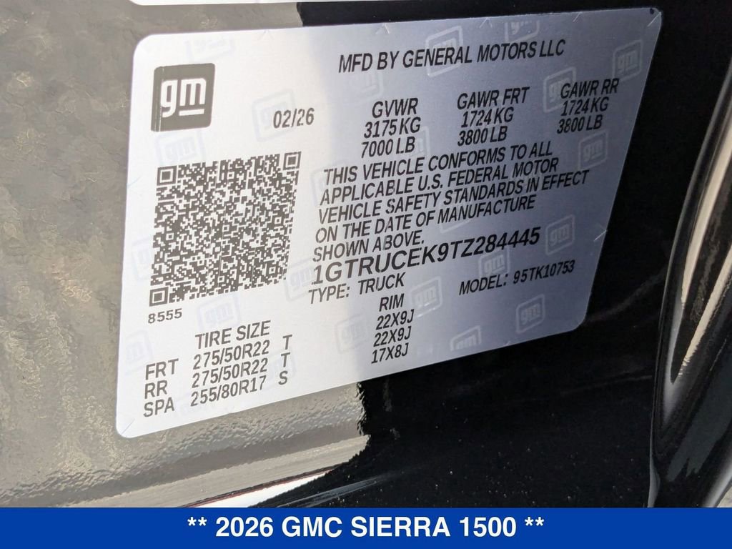 New 2026 GMC Sierra 1500 Elevation w/ Elevation Select Package AWD/4WD image 35