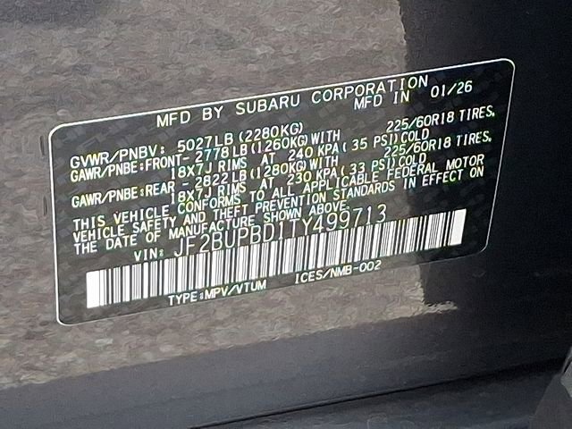 New 2026 Subaru Outback Premium AWD/4WD image 24