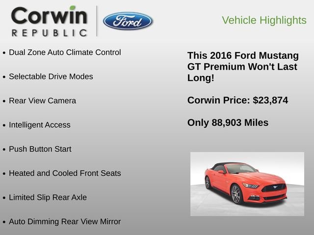 Used 2016 Ford Mustang GT Premium image 6