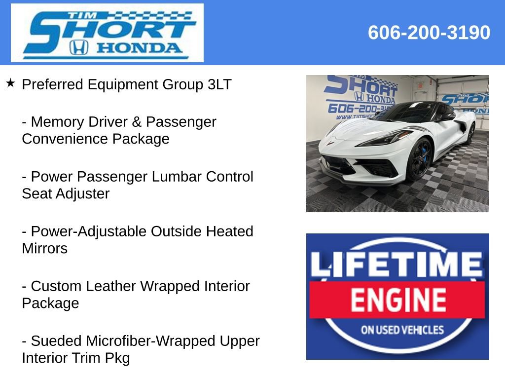 Used 2021 Chevrolet Corvette Stingray Premium Conv w/ Z51 Performance Package image 8