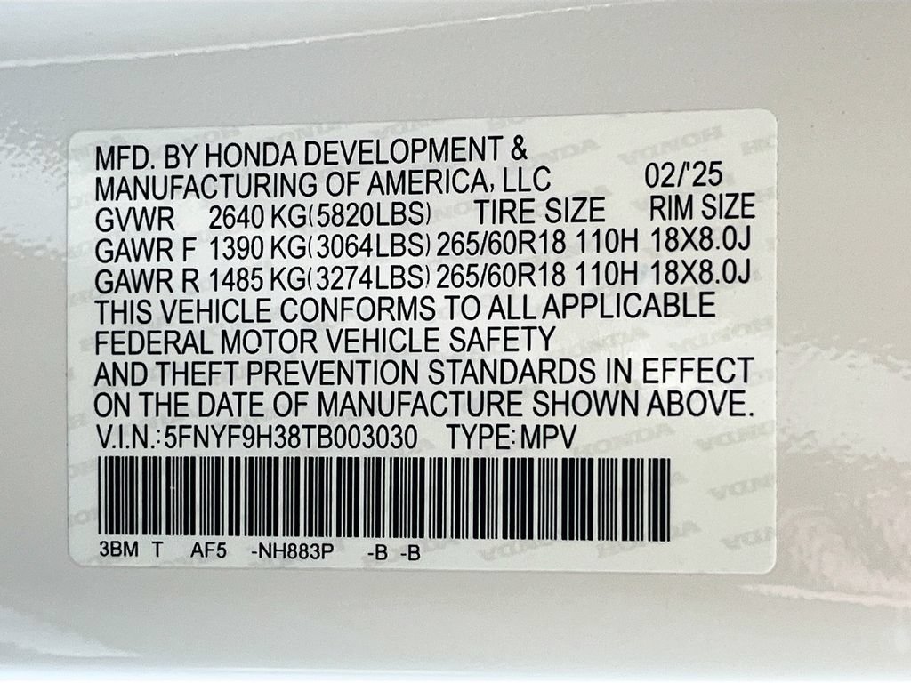 Used 2026 Honda Passport RTL image 31