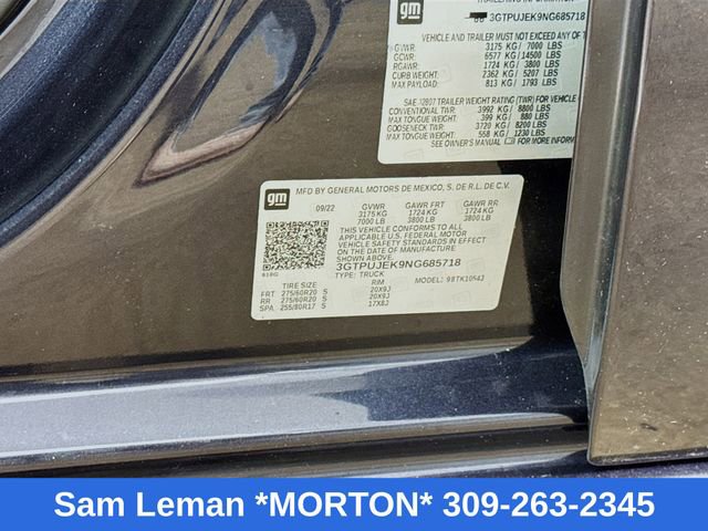 Used 2022 GMC Sierra 1500 Elevation image 31