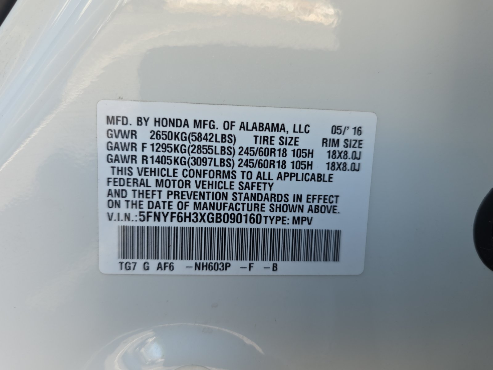Used 2016 Honda Pilot EX image 34
