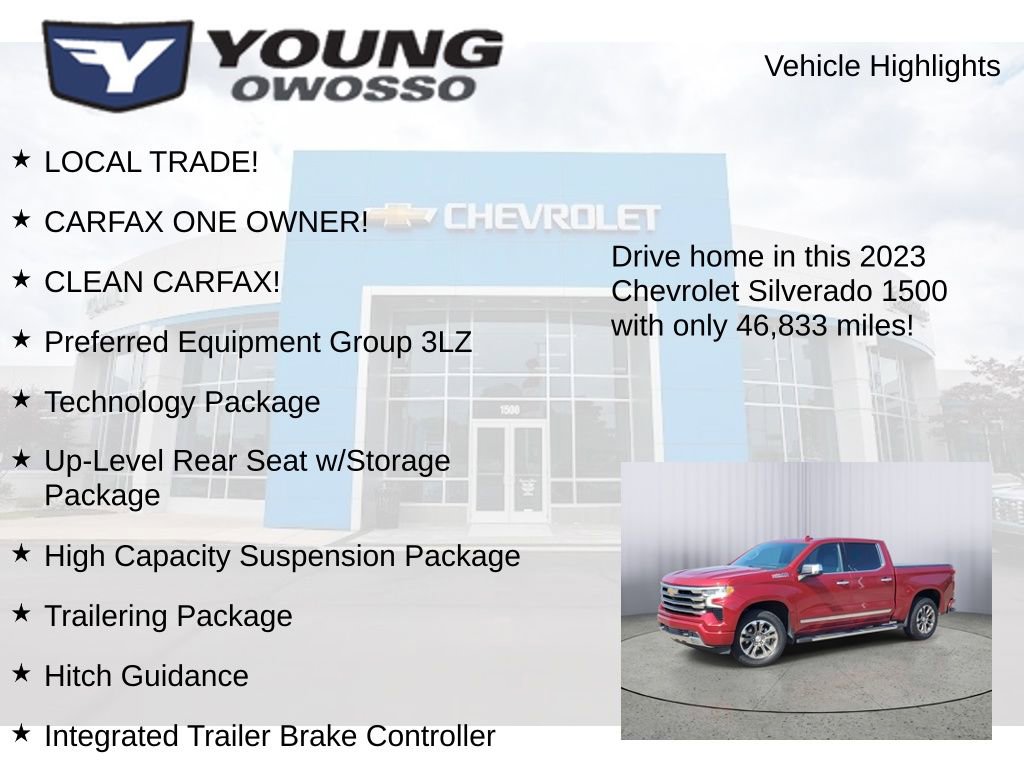 Used 2023 Chevrolet Silverado 1500 High Country w/ Technology Package image 8