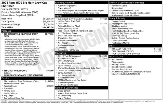 Used 2025 RAM 1500 Big Horn AWD/4WD image 5