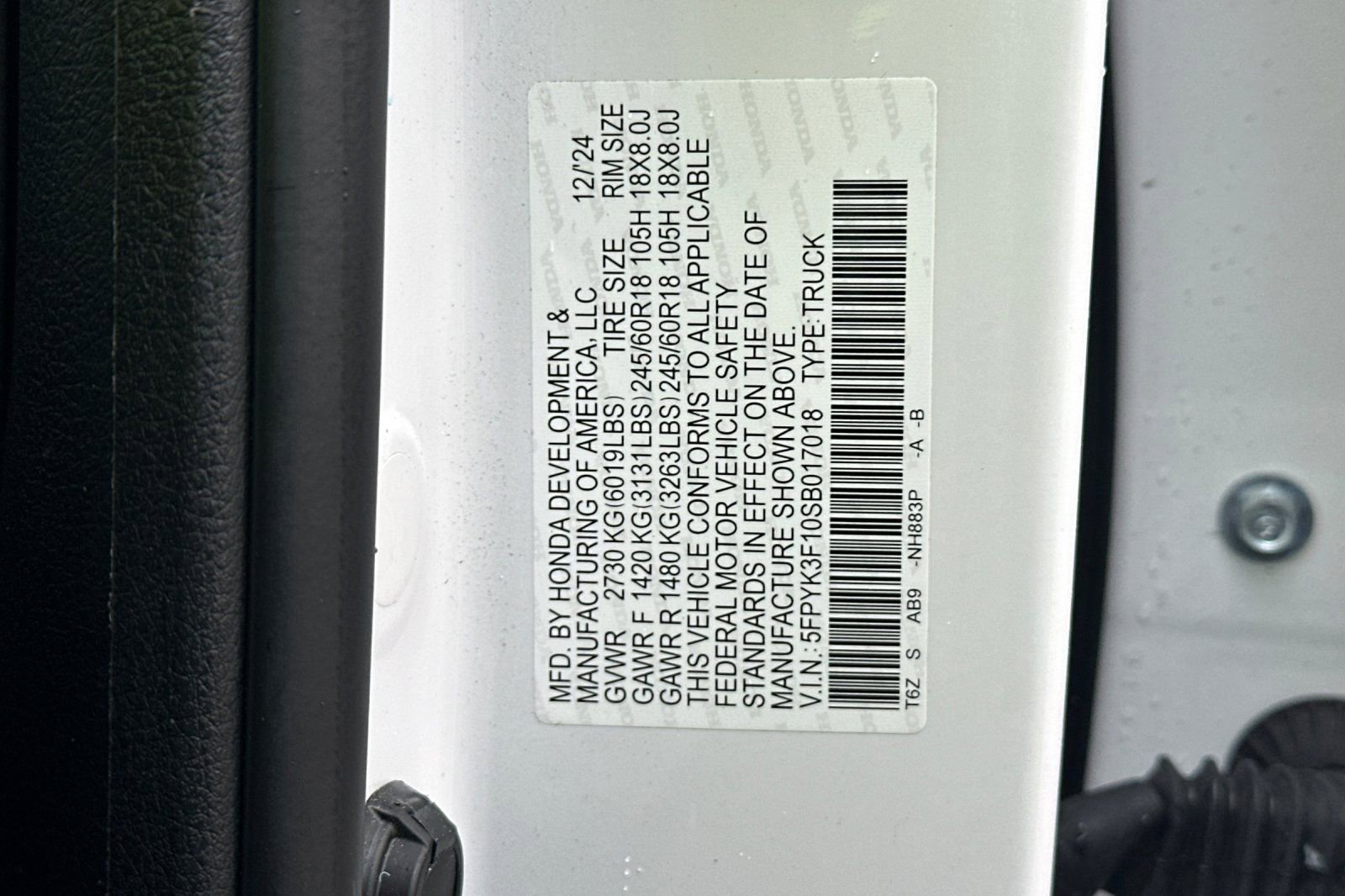 Used 2025 Honda Ridgeline Sport image 34