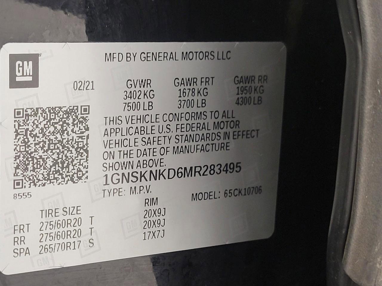 Used 2021 Chevrolet Tahoe LT w/ Luxury Package AWD/4WD image 29