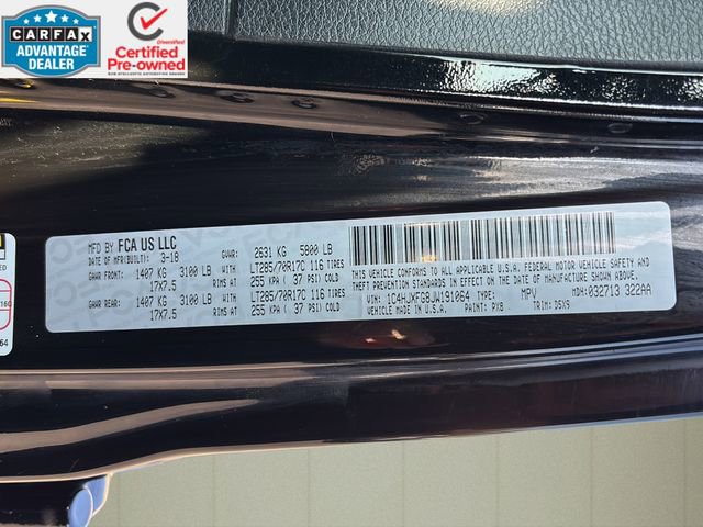 Certified 2018 Jeep Wrangler Unlimited Rubicon image 44