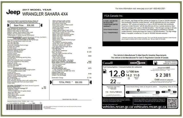 Used 2017 Jeep Wrangler Sahara image 4